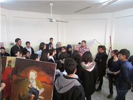 Fakhir Students Visit Institute of Fine Arts  